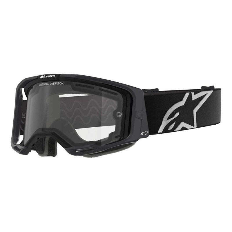 Masque cross Alpinestars Vision 8 Corp dual pane/black â   Clear