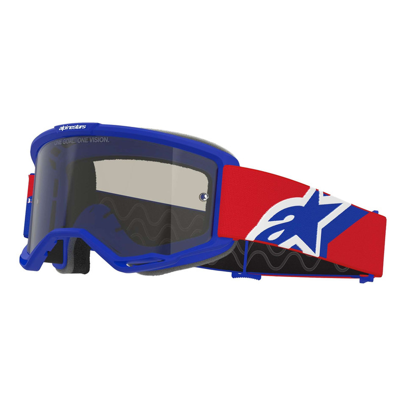 Masque cross Alpinestars Vision Sand blue/white/red