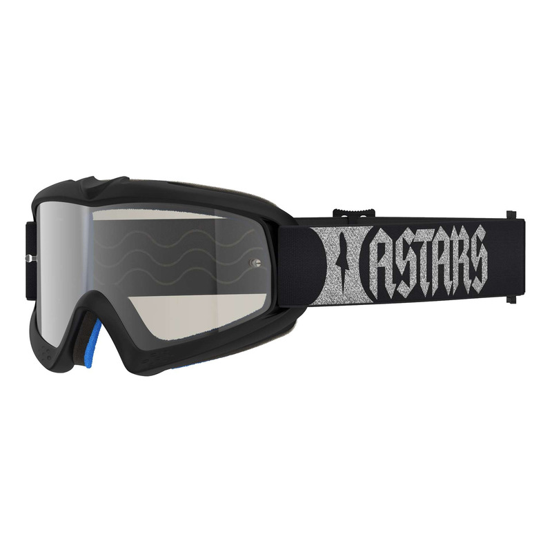 Masque cross enfant Alpinestars Vision Youth Atrox black/silver – Iridium silver