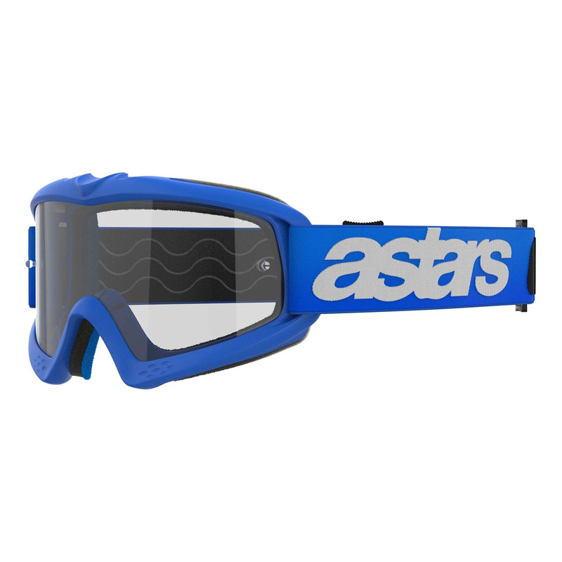 Masque cross enfant Alpinestars Vision Youth Blaze blue – Clear