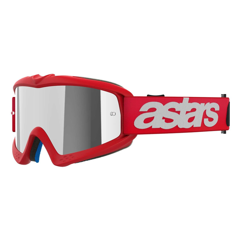Masque cross enfant Alpinestars Vision Youth Blaze red – Iridium Silver