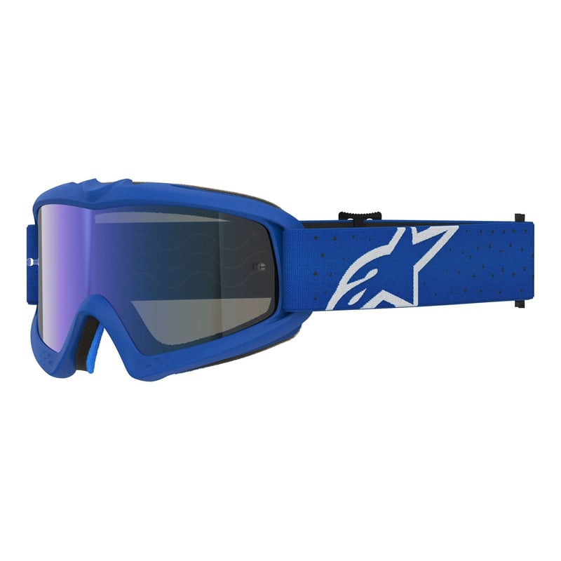Masque cross enfant Alpinestars Vision Youth Vesta blithe blue/white – Iridium blue