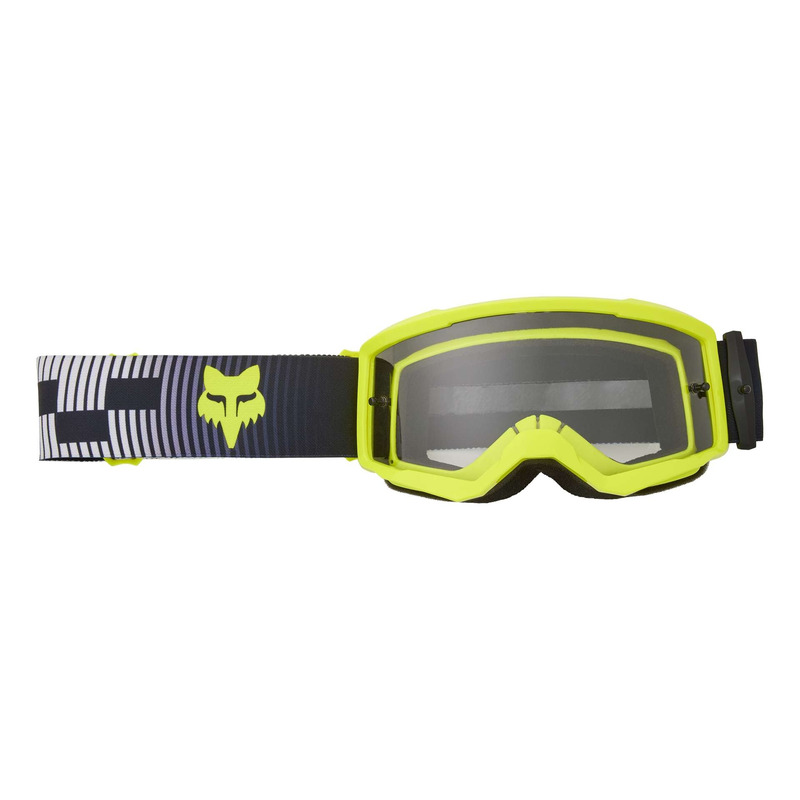Masque cross enfant Fox Racing Youth Main Collect grey/yellow â   Spar