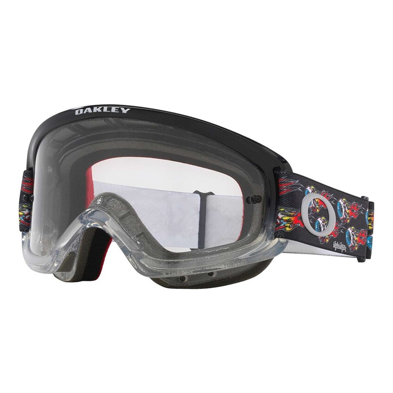 Masque cross enfant Oakley XS O-Frame 2.0 PRO MX Troy Lee Designs Eyeballs black – clear