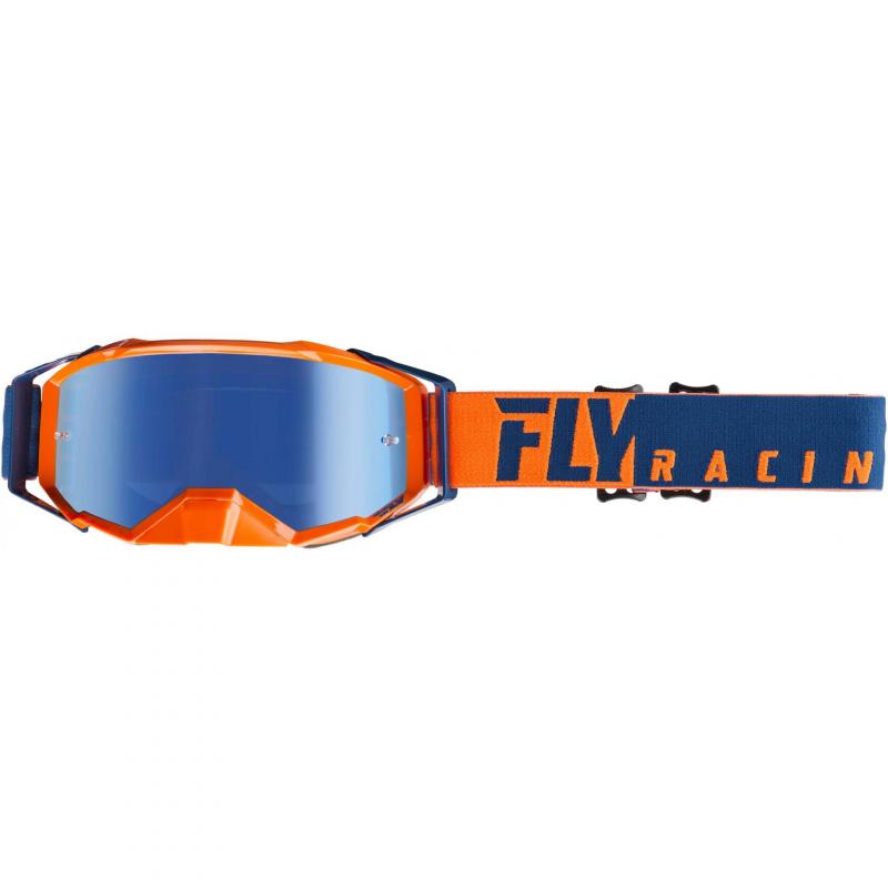 Masque cross Fly Racing Zone Pro 2019 bleu/orange