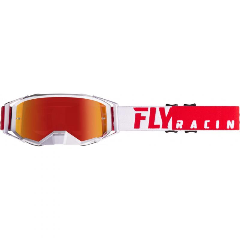 Masque cross Fly Racing Zone Pro 2019 rouge/blanc