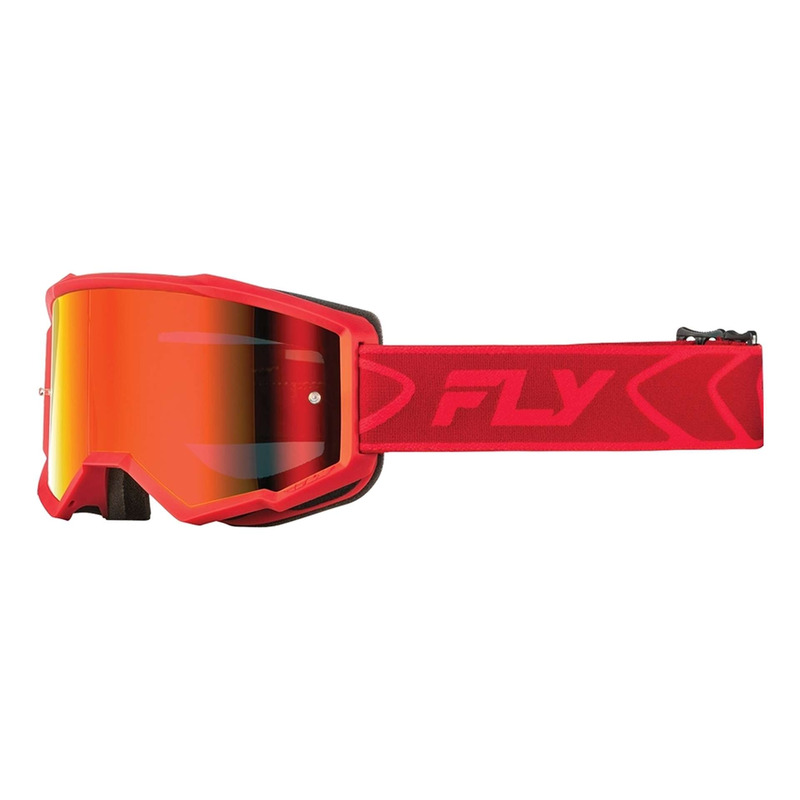 Masque cross Fly Racing Zone red/crimson – Ecran smoke