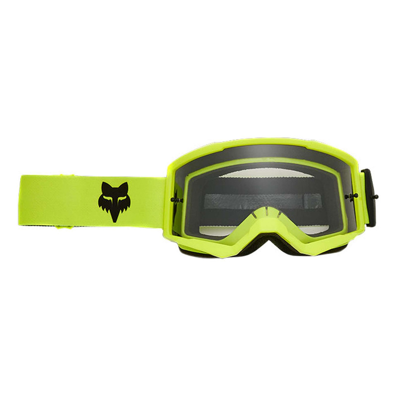 Masque cross Fox Racing Main Core yellow fluo