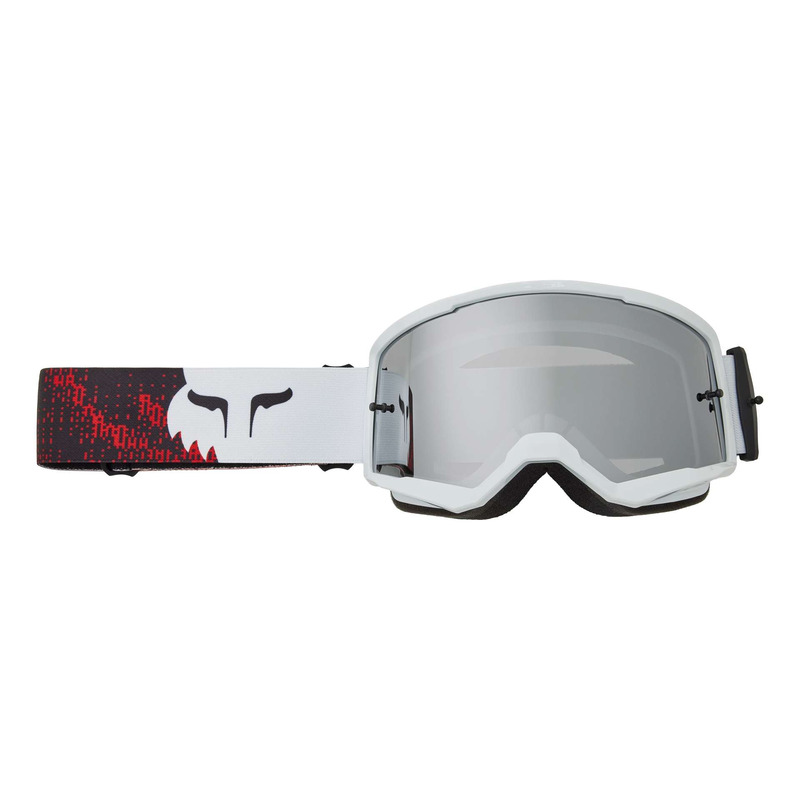 Masque cross Fox Racing Main Kairos white/red fluo – Spark