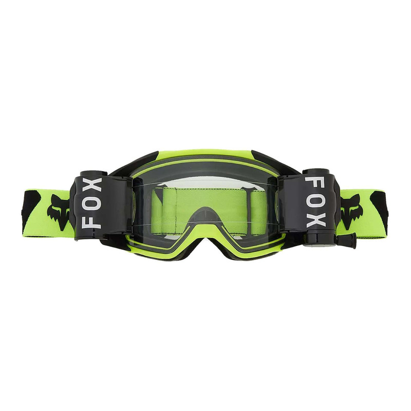 Masque cross Fox Racing Vue Roll Off black/yellow