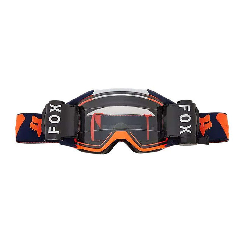 Masque cross Fox Racing Vue Roll Off navy/orange