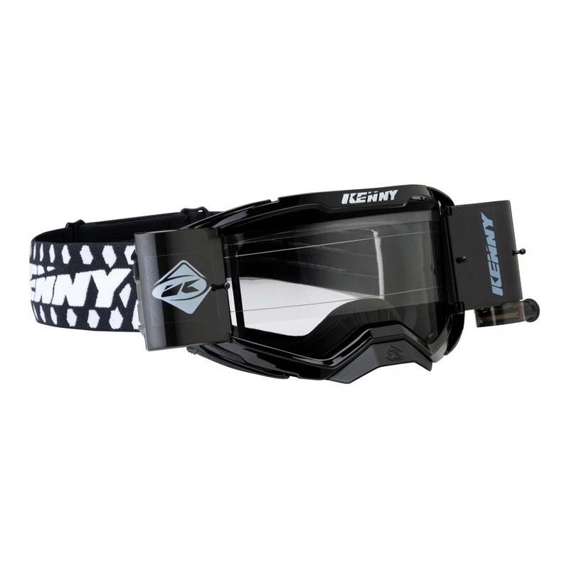 Masque cross Kenny Performance level 4 roll off noir écran transparen
