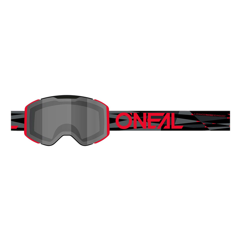 Masque cross Oâ  Neal B-33 Ictus black/red â   Ã©cran gray