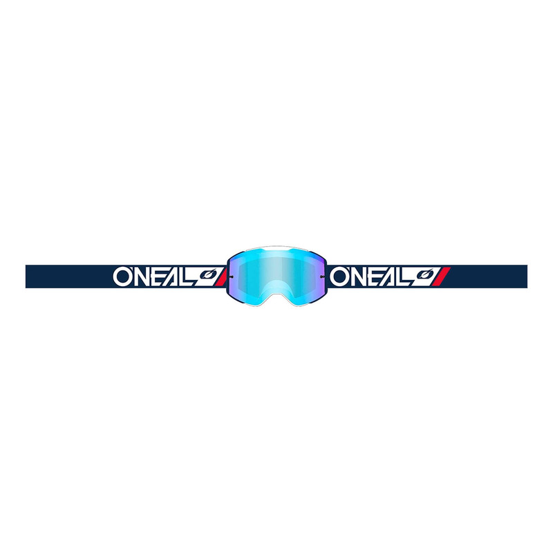 Masque cross O’Neal B-55 Cram blue/white – écran iridium blue