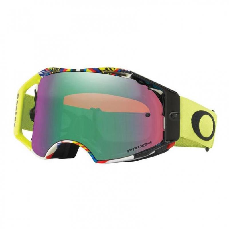 Masque cross Oakley Airbrake Valentino Rossi écran Prizm jade iridium