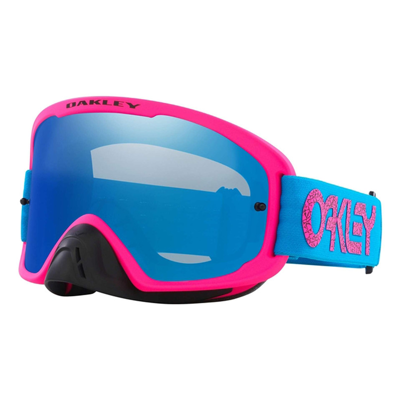 Masque cross Oakley O Frame 2.0 Pro MX blue crackle - écran black ice