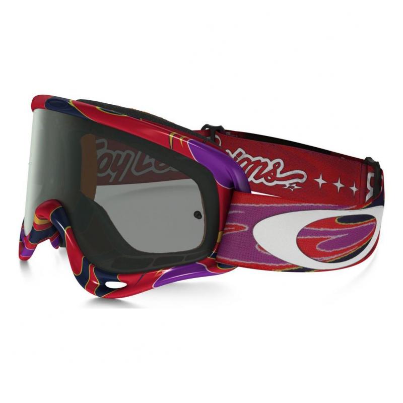Masque cross Oakley Troy Lee Designs Reflection Orange/Purple écran D