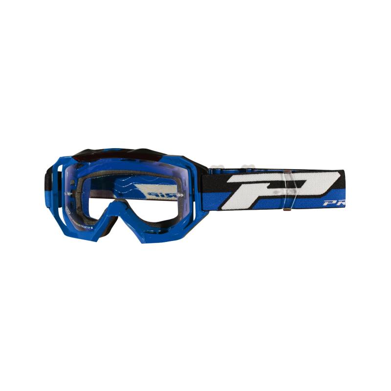 Masque cross Progrip 3200 LS bleu/noir écran light sensitive