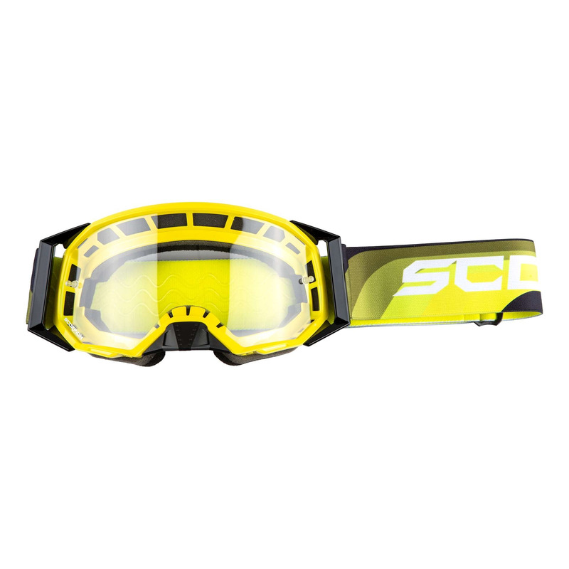 Masque cross Scorpion E24 jaune fluo/noir