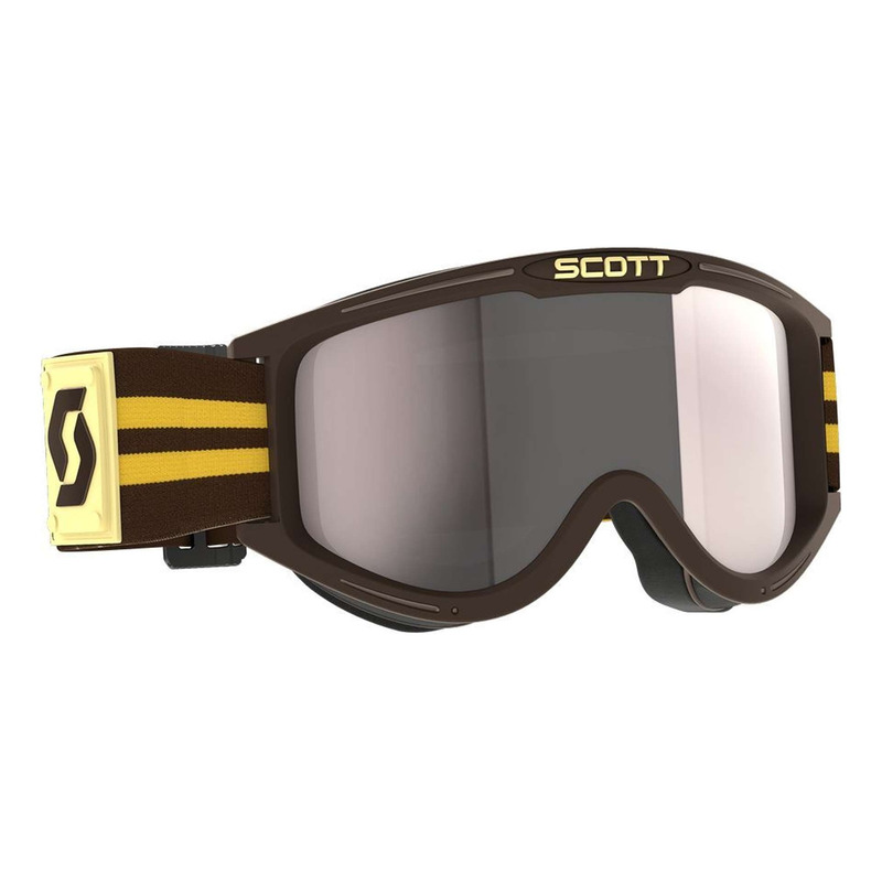 Masque cross Scott 89X Era brown â   silver chrome works