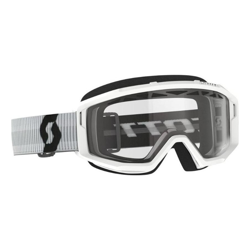 Masque cross Scott Primal Enduro blanc – écran clair