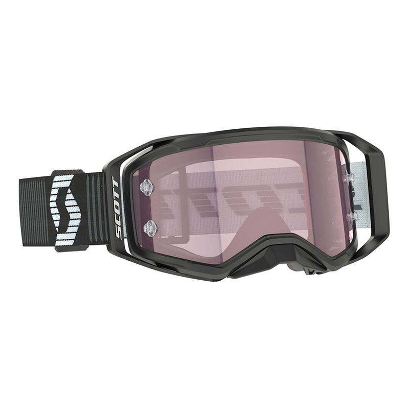 Masque cross Scott Prospect 2.0 AMP black/white – Écran rose works