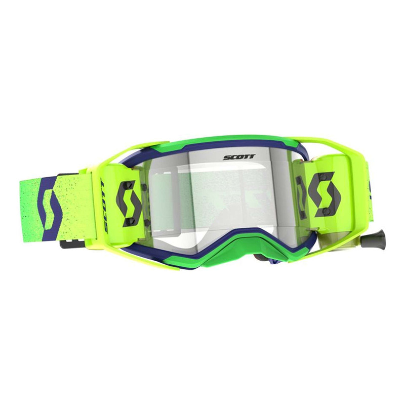Masque cross Scott Prospect 2.0 WFS midnight purple/safety yellow - écran clair