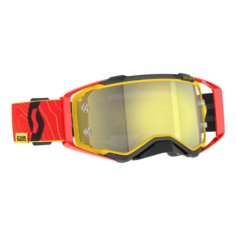 Masque cross Scott Prospect 6 Days 2024 Spain red/yellow - yellow chro