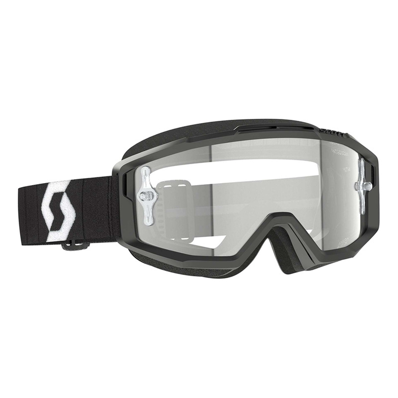 Masque cross Scott Split OTG black//white – Écran clair works
