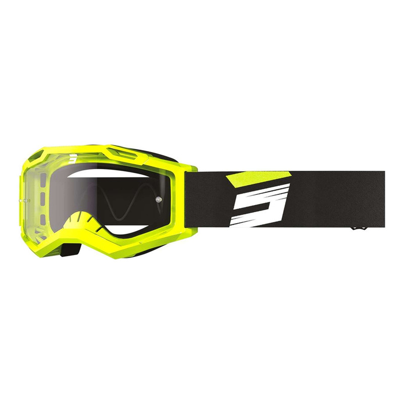 Masque cross Shot Assault 2.0 Claw neon yellow glossy