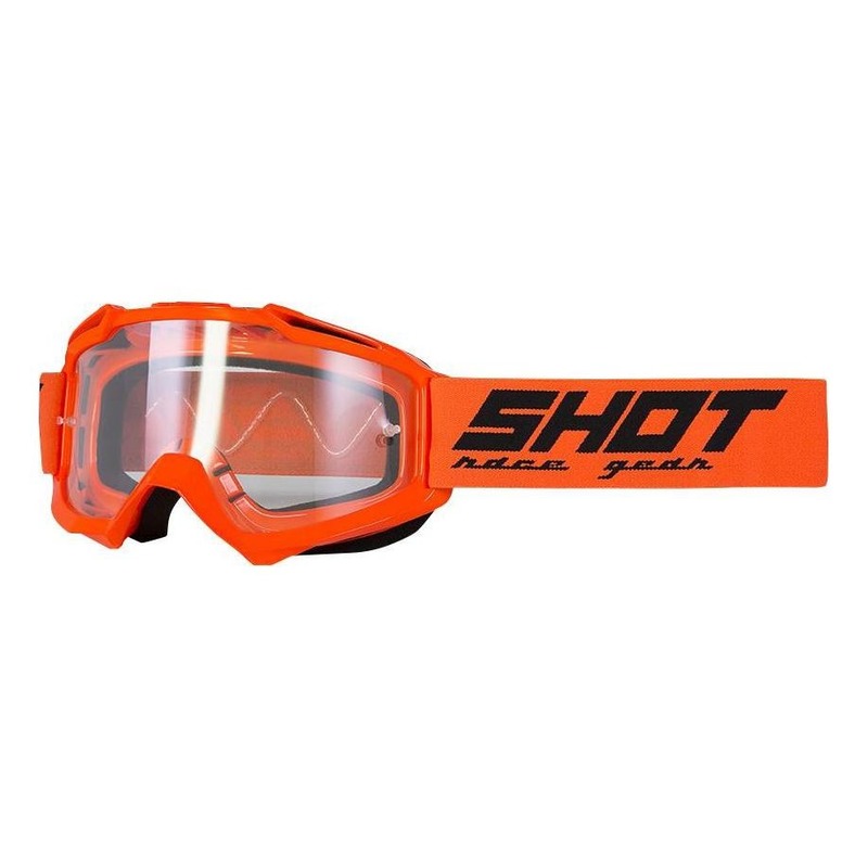 Masque cross Shot Assault orange fluo