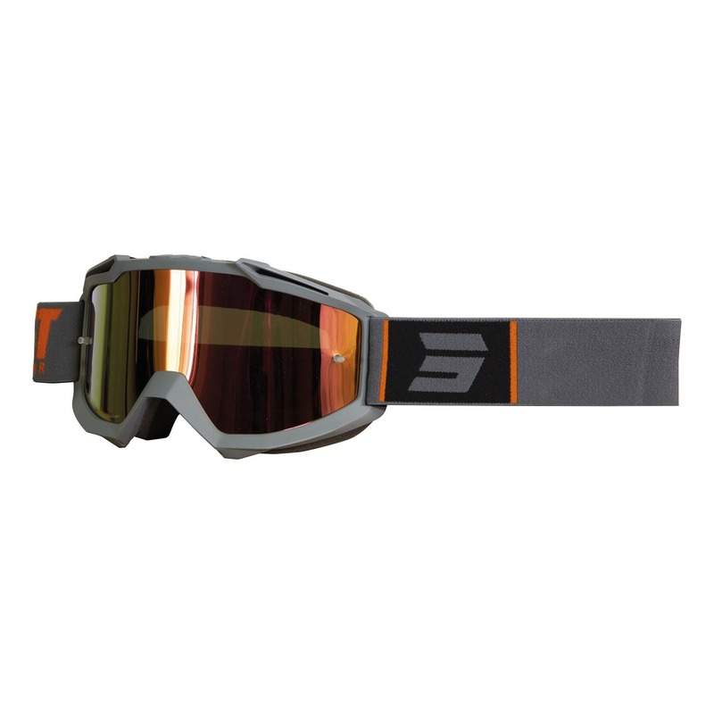 Masque cross Shot Iris Fashion mat gris/orange