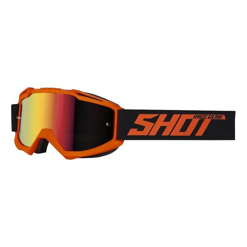 Masque cross Shot Iris Solid mat orange fluo