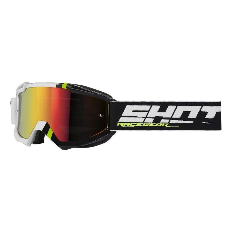 Masque cross Shot Iris Sound noir/blanc