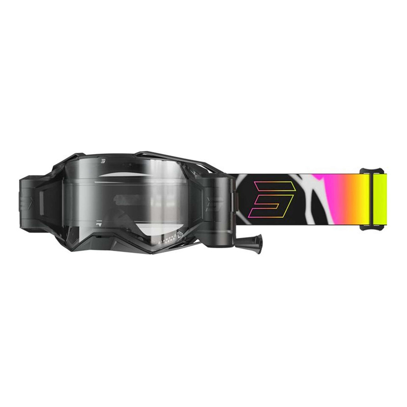 Masque cross Shot Lite Devil Roll-Off black matt