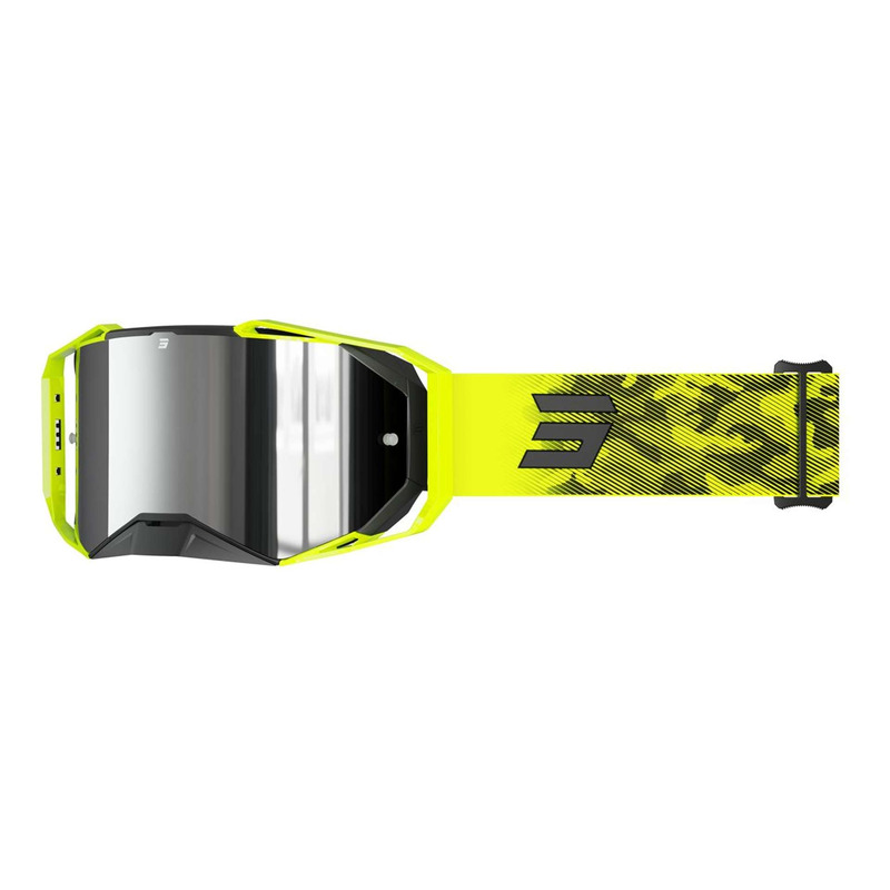 Masque cross Shot Lite Patrol neon yellow matt