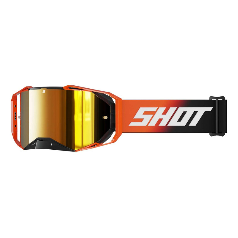Masque cross Shot Lite Solid orange glossy