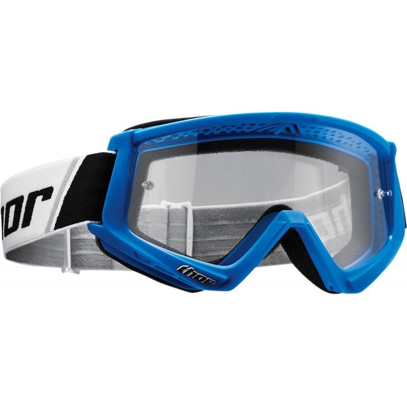 Masque cross Thor Combat bleu/blanc