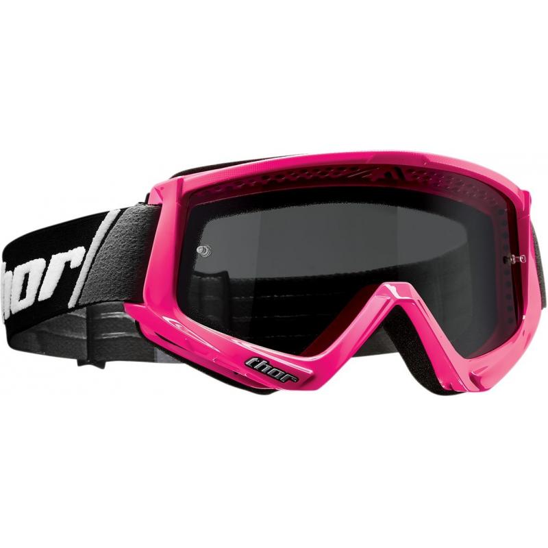 Masque cross Thor Combat Sand rose fluo