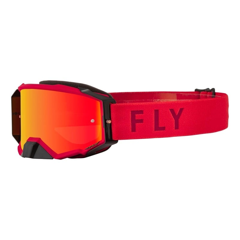 Masque Fly Racing Zone Pro rouge- écran iridium rouge/ambre