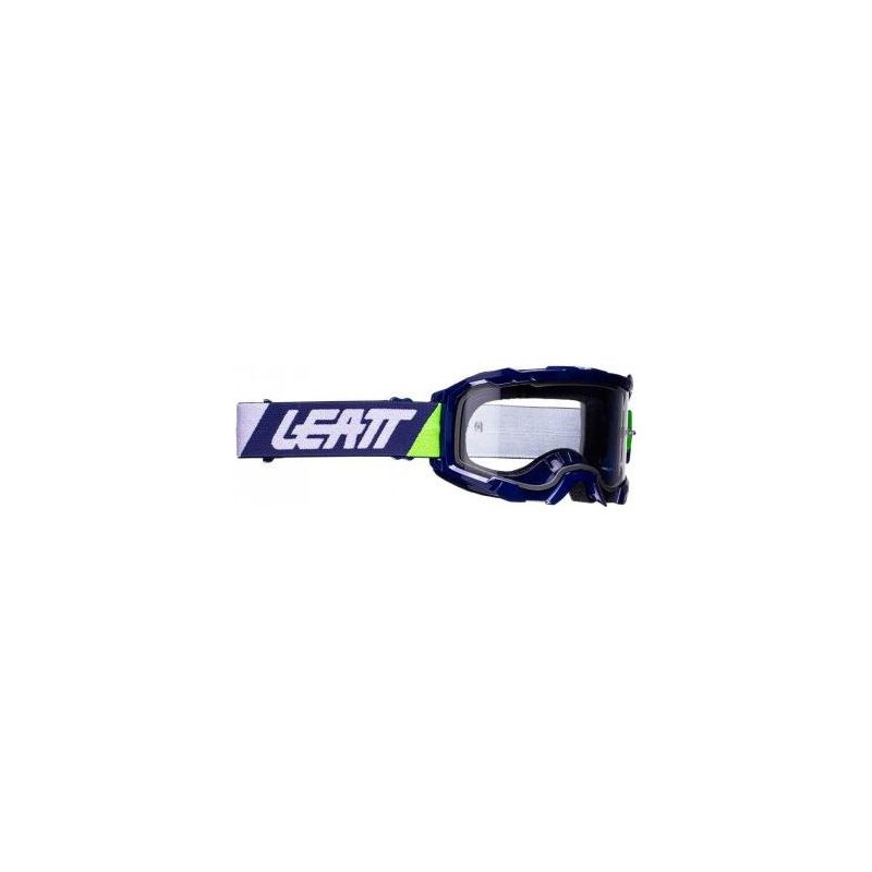 Masque Leatt Velocity 4.5 bleu/blanc - Écran clair 83%