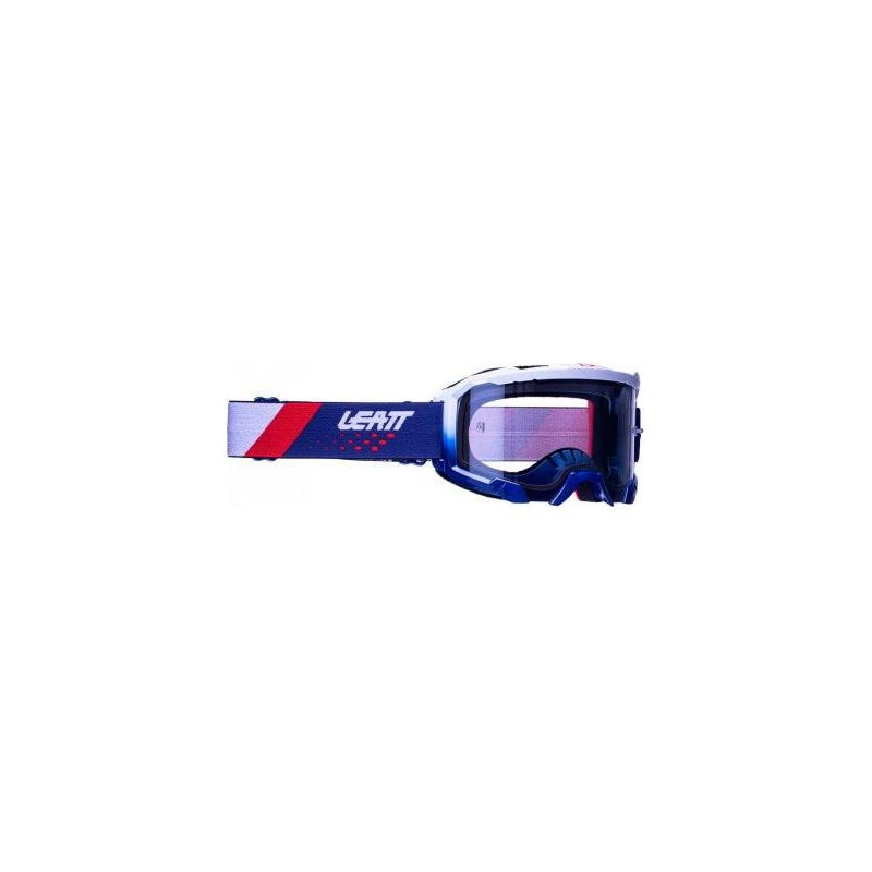 Masque Leatt Velocity 4.5 Iriz rouge/blanc/bleu - Écran argent 50%