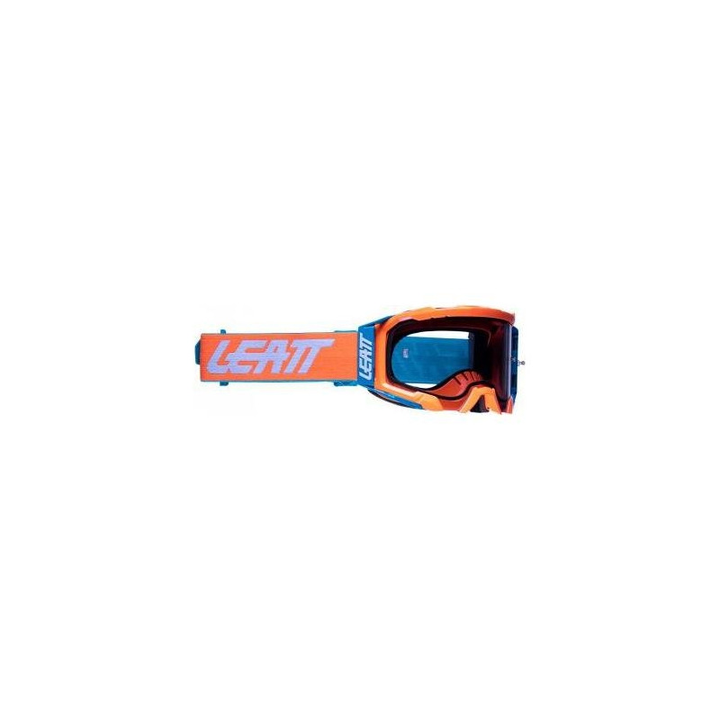Masque Leatt Velocity 5.5 bleu/orange - Écran gris clair 58%