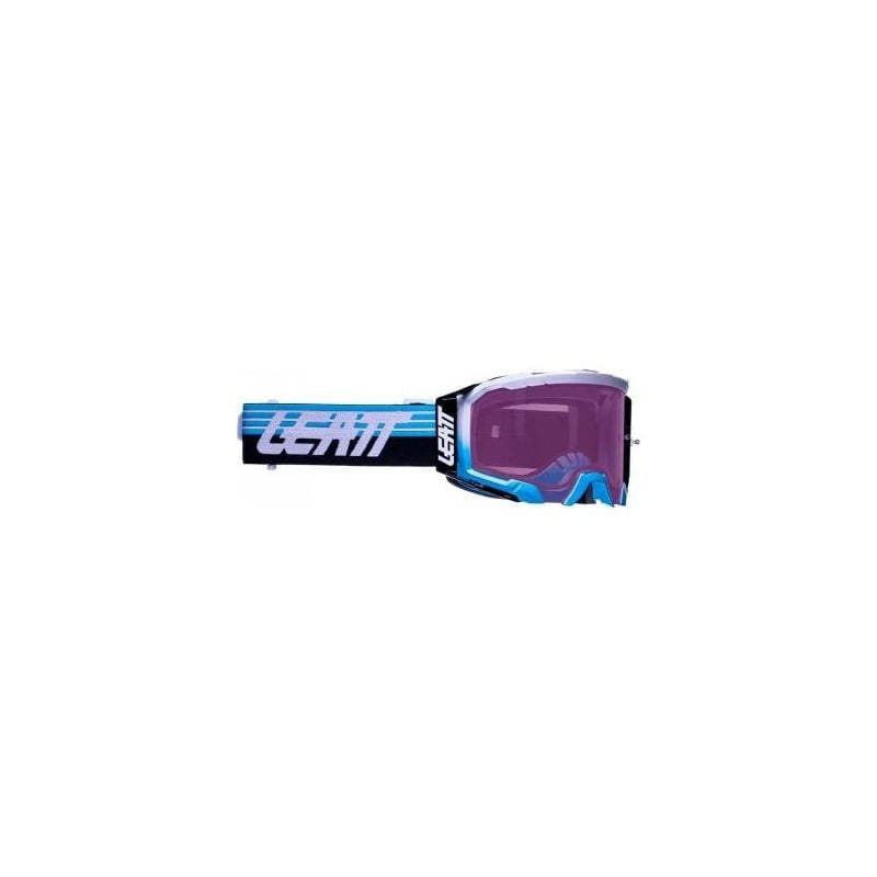 Masque Leatt Velocity 5.5 Iriz bleu/blanc - Écran violet 78%