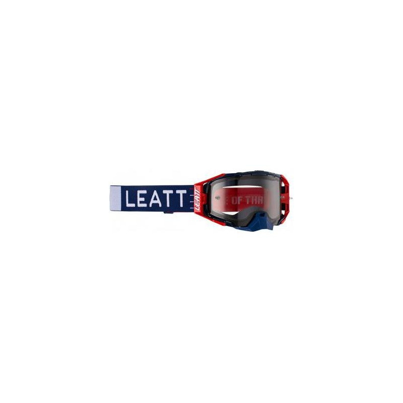 Masque Leatt Velocity 6.5 bleu/rouge - Écran gris clair 58%