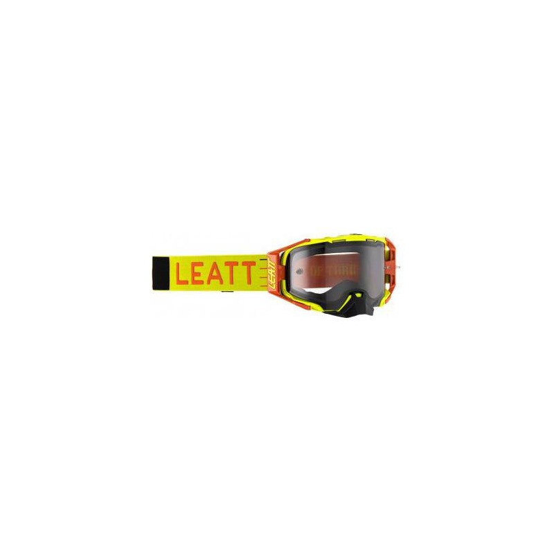 Masque Leatt Velocity 6.5 jaune/orange - Écran gris clair 58%