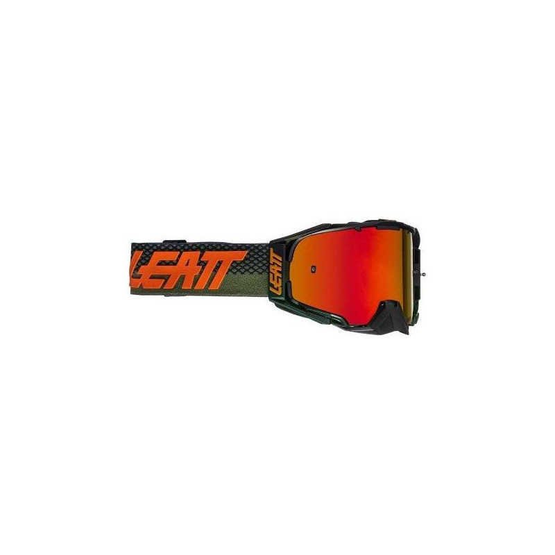 Masque Leatt Velocity Iriz 6.5 vert/orange - Écran rouge 28%