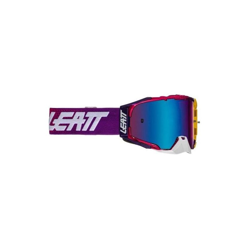 Masque Leatt Velocity Iriz 6.5 violet/noir - Écran bleu UC 26%