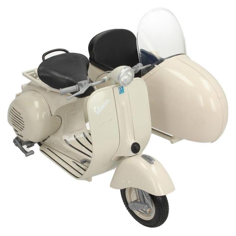 Miniature Vespa Sidecar 1:6 blanc