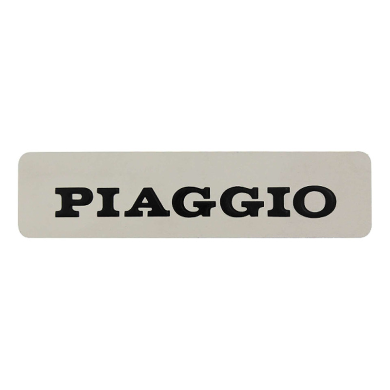 Monogramme RMS aluminium 115x28 noir/gris Piaggio